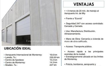 Nave Industrial en Renta, Guadalupe NL