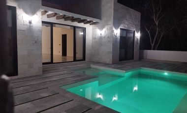 Casa en renta en Kilil en el Yucatán Country Club. Mérida.