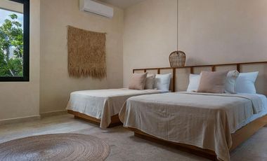 Villa de lujo en Tulum con alberca privada | Entrega inmediata