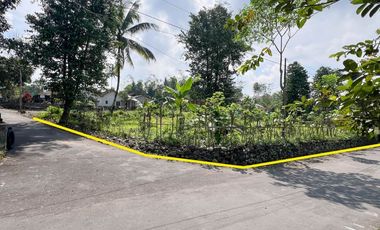 Jual Tanah Pekarangan Pakem View Sawah dan Gunung Udara Sejuk Asri