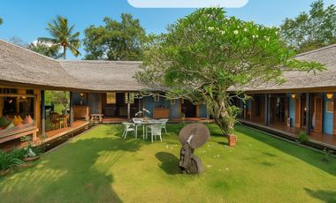 dijual villa mewah dengan pemandangan sungai cepaka lokasi tabanan