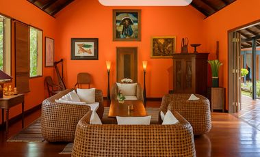 dijual villa mewah dengan pemandangan sungai cepaka lokasi tabanan