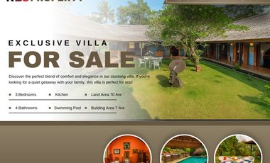 dijual villa mewah dengan pemandangan sungai cepaka lokasi tabanan