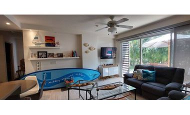 PUNTA CHAME / BEACH CONDO / PLAYA CARACOL / 126M / AMOBLADO