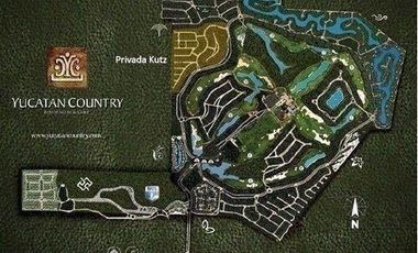 Lote residencial c/esquina panoramica en coto exclusivo KUTZ, Countryclub