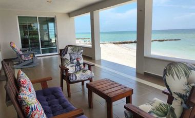 Casa frente al mar en Chelem, Yucatán – Amueblada y lista para escriturar