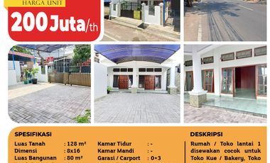 Rumah/Toko di Cendrawasih Raya Cengkareng – 128 m², SHM, Cocok Usaha