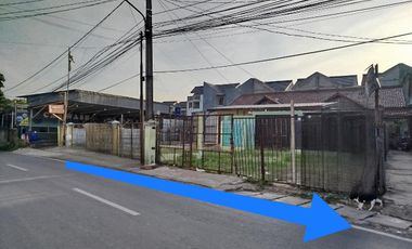 Tanah lebar persegi di pinggir jalan utama pondok aren bintaro