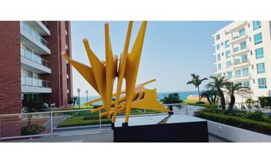 “En venta exclusivo departamento frente al mar en Manta 3 habitaciones