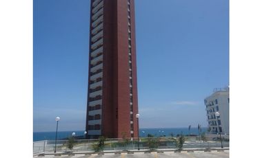 “En venta exclusivo departamento frente al mar en Manta 3 habitaciones
