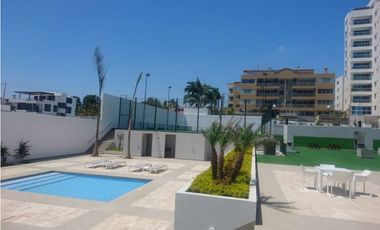 “En venta exclusivo departamento frente al mar en Manta 3 habitaciones
