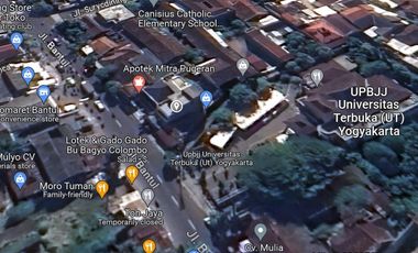 Ruko strategis 3 lantai Jl Bantul Utara kampus Merdeka UT Lt 112 m²