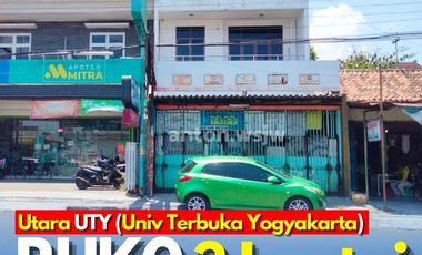 Ruko strategis 3 lantai Jl Bantul Utara kampus Merdeka UT Lt 112 m²