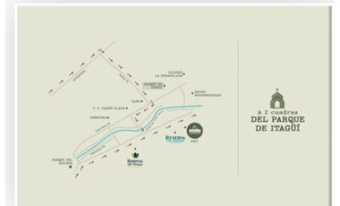 Apartamento en obra gris cerca del parque de Itagui