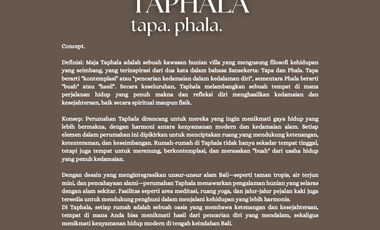 PREMIUM CLUSTER MAJA TAPHALA SANUR