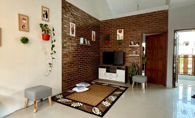 dijual rumah di bantul 2 lantai full furnished dalam cluster wiyoro