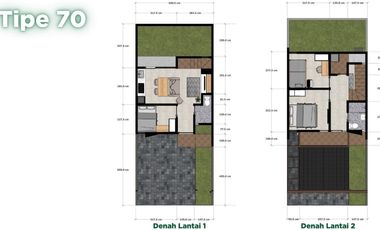 Dijual Rumah Baru Murah Bandung 3 Kamar Tidur 2 Lantai Dekat UPI