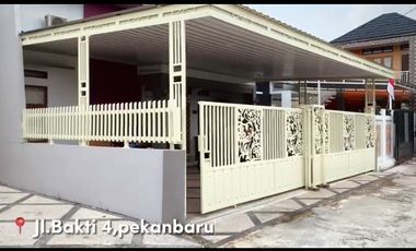 Rumah Mewah furnihed, Jl bakti 4, tampan pekanbaru
