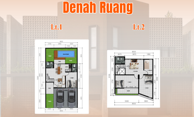 Purbayan, Gentan - Desain Industrial Modern 2 Lantai