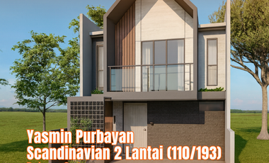 Yasmin Purbyan, Gentan, Rumah 2 Lantai Model Scandinavian Kekinian