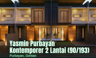 Rumah 2 Lantai Kontemporer di Purbyan, Gentan - Luas & Fungsional