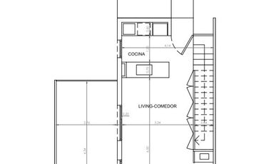 KALEN GREEN - FUNES -  DUPLEX 2 DORMITORIOS