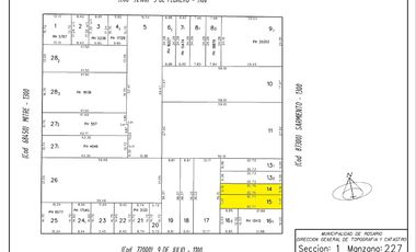 Oportunidad. Excepcional terreno en venta - Sarmiento / 9 de Julio