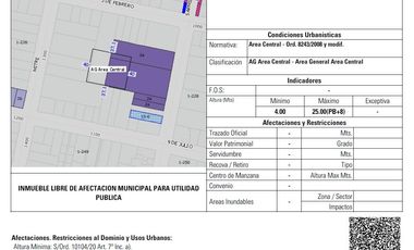Oportunidad. Excepcional terreno en venta - Sarmiento / 9 de Julio