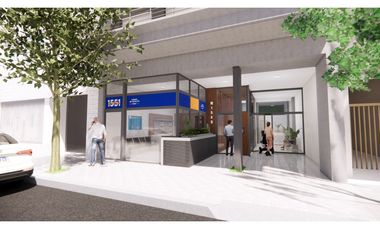 Venta - Mendoza 1500 - Dpto a - Semipiso de 1 Dormitorio en Construcción