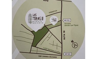 Barrio Las Tipas II. Financiación! Extensión del exitoso Las Tipas I. Alvear/Alvarez