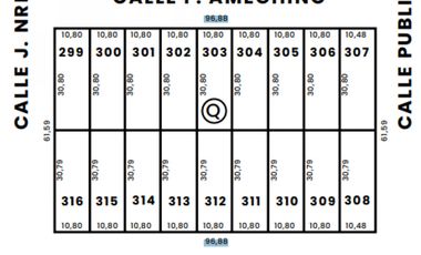 VENTA LOTE 301 FRANCISCO PRIMERO ARROYO SECO ESCRITURA INMEDIATA