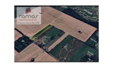 VENDE CAMPO 3 HAS. CON CASA EN PEREZ