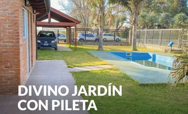 VENTA CASA SOBRE RUTA  IBARLUCEA. PISCINA. U$S105.000 OPORTUNIDAD