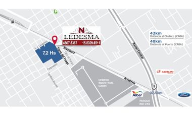 ALQUILER DEPOSITOS NAVES en GARIN 2.572m2