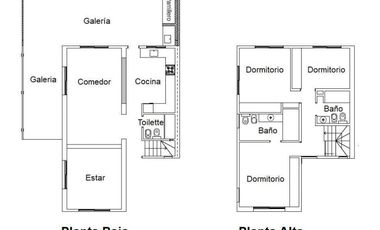 Venta - Casa de Tres Dorm. en Funes (Garita 16)