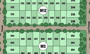 VENTA TERRENO 61 BARRIO LAS CASUARINAS IBARLUCEA