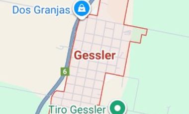 VENDO TERRENO EN GESSLER.  SANTA FE AL 800. DPTO SAN JERONIMO, STA FE
