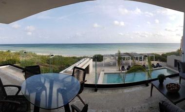 Departamentos de 3 Habitaciones Frente al Mar en San Bruno, Yucatán