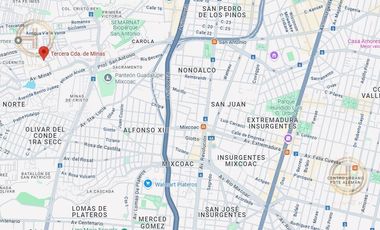 Departamento en  Venta a 7 min de metro san Antonio y 10 Min de Plaza Metrópoli.