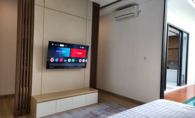 Dijual villa full perabotan lengkap dengan kolam renang pribadi