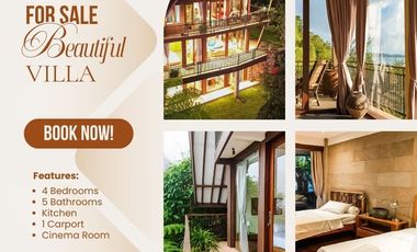 Dijual Villa dengan pemandangan danau & gunung lokasi Bedugul Tabanan