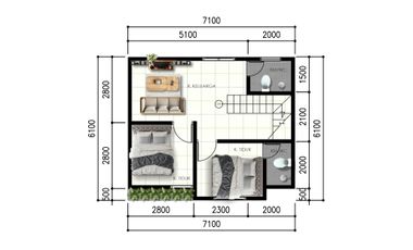 Daripada nge-Kost di UII, dijual rumah murah jogja