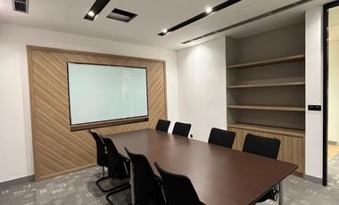 Ruang Kantor Full Furnished 195m2 Premium dekat Thamrin Jakarta Pusat