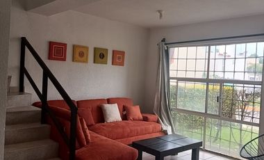 RENTA  CASA AMUEBLADA Y EQUIPADA  Morelos, Paseos del Río Munic E Zapata