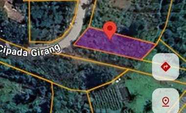 Dijual Tanah Kavling 247 m2 di Padalarang Bandung, View Gunung & Sawah