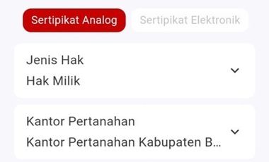 Dijual Tanah Kavling 247 m2 di Padalarang Bandung, View Gunung & Sawah