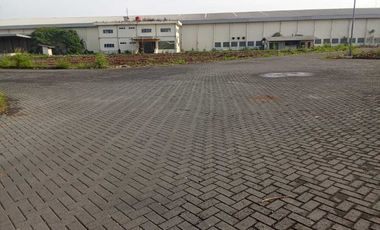 JUAL PABRIK/GUDANG DI PINGGIR JALAN PROPINSI LEMAH ABANG - KARAWANG