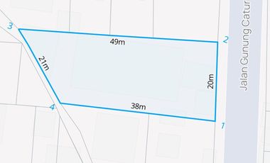 Gudang Strategis di Jalan Utama Gunung Catur Gatsu Barat Denpasar