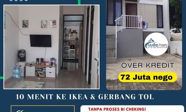 Rumah minimalis Padalarang 15 Menit dari Stasion Woosh Take over murah