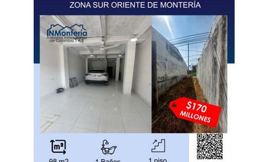 SE VENDE LOCAL MS LOTE EN EN BARRIO VILLA CARIBE DE MONTERIA